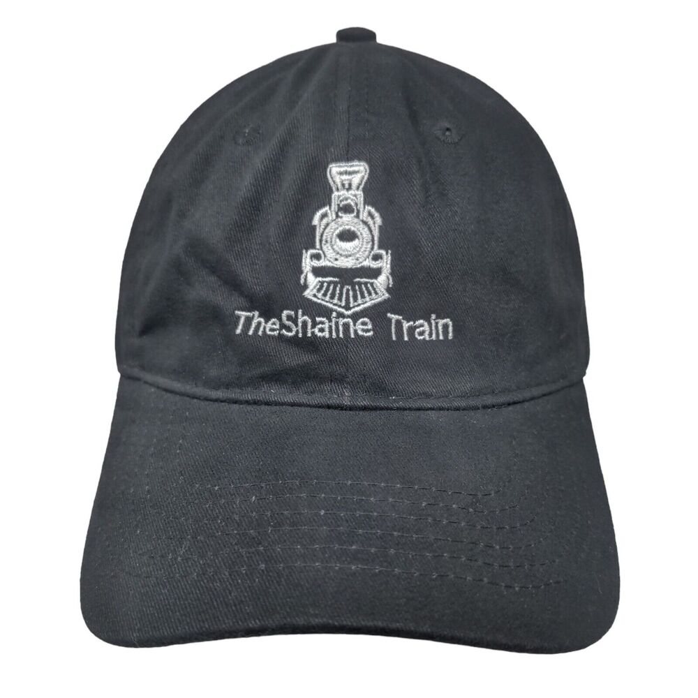 The Shaine Train Slideback Hat Black One Size Embroidered Queensboro